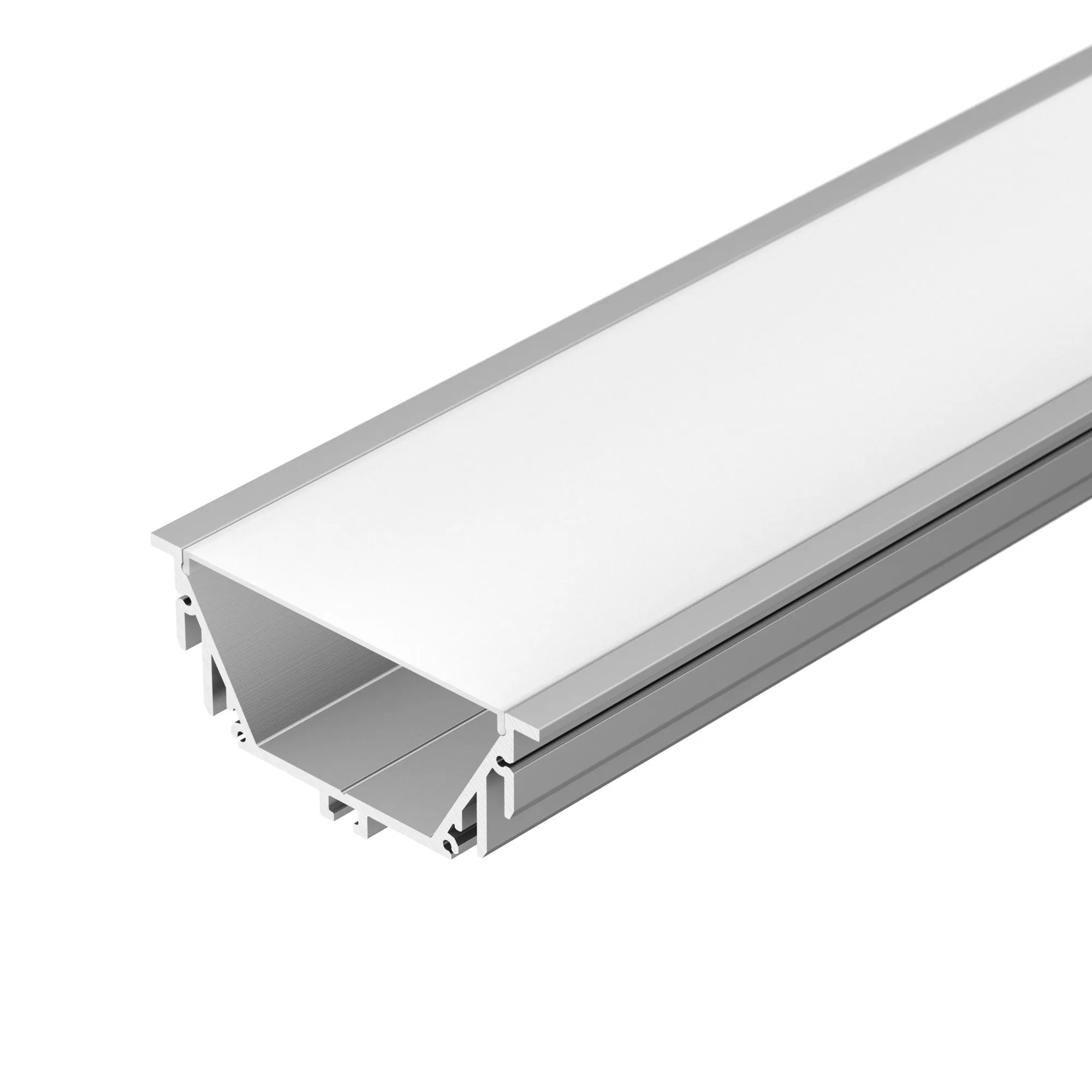 Профиль с экраном ALU-POWER-RW80F-2000 ANOD+FROST (Arlight, Алюминий) - изображение товара