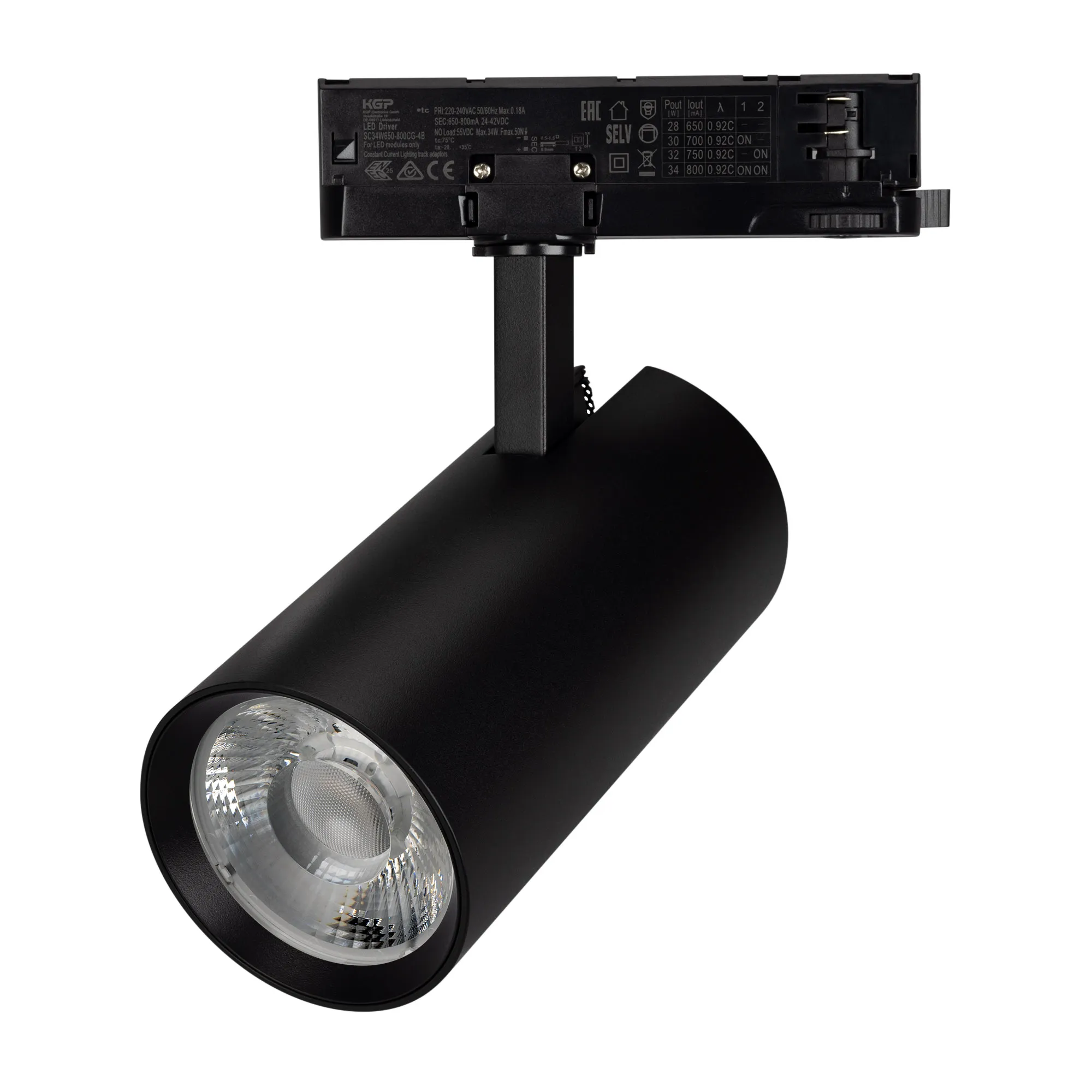 Светильник LGD-GERA-4TR-R90-30W Warm3000 (BK, 24 deg, 230V) (Arlight, IP20 Металл, 5 лет)