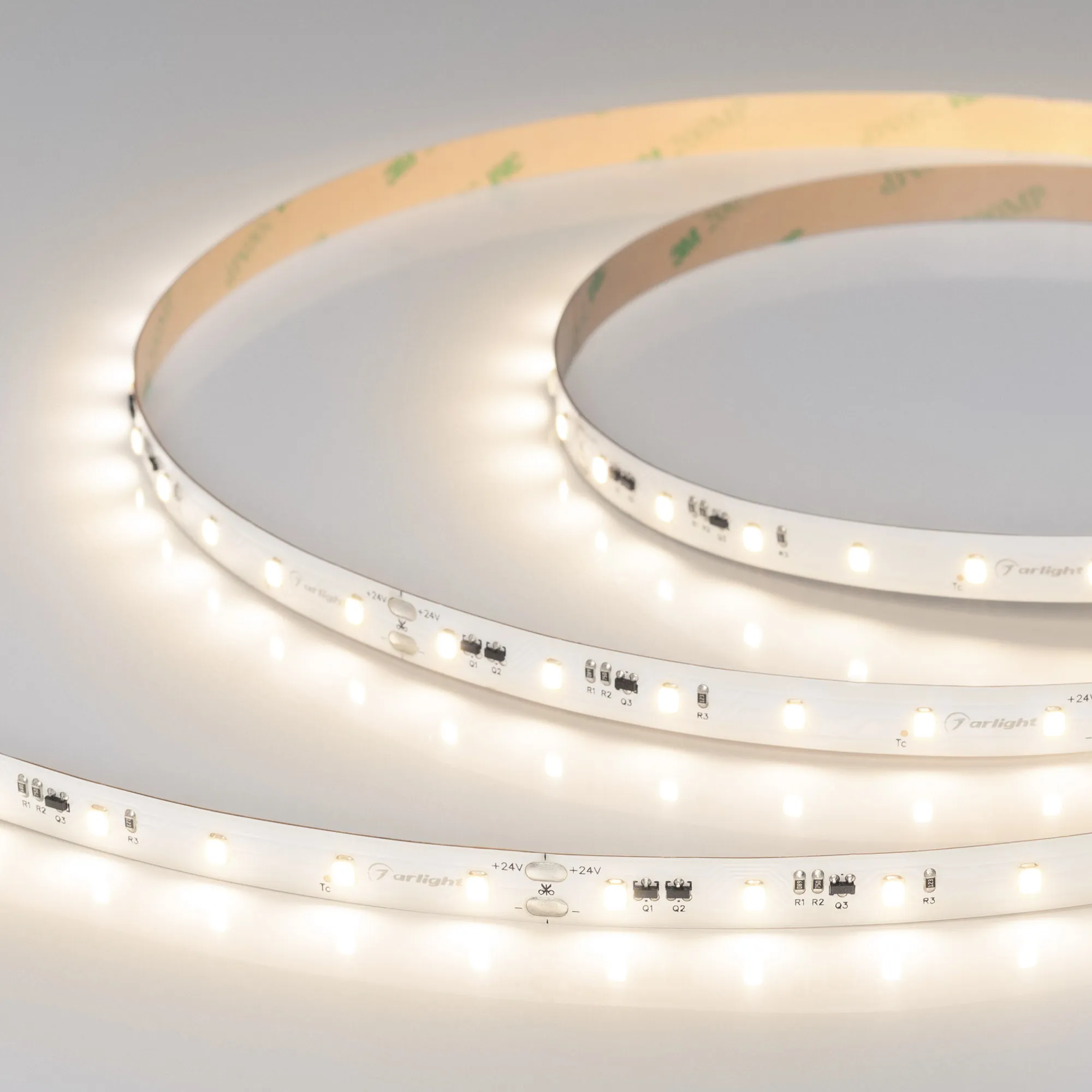 Лента IC-A60-10mm 24V Warm3500 (4.8 W/m, IP20, 2835, 20m) (Arlight, 4.8 Вт/м, IP20)