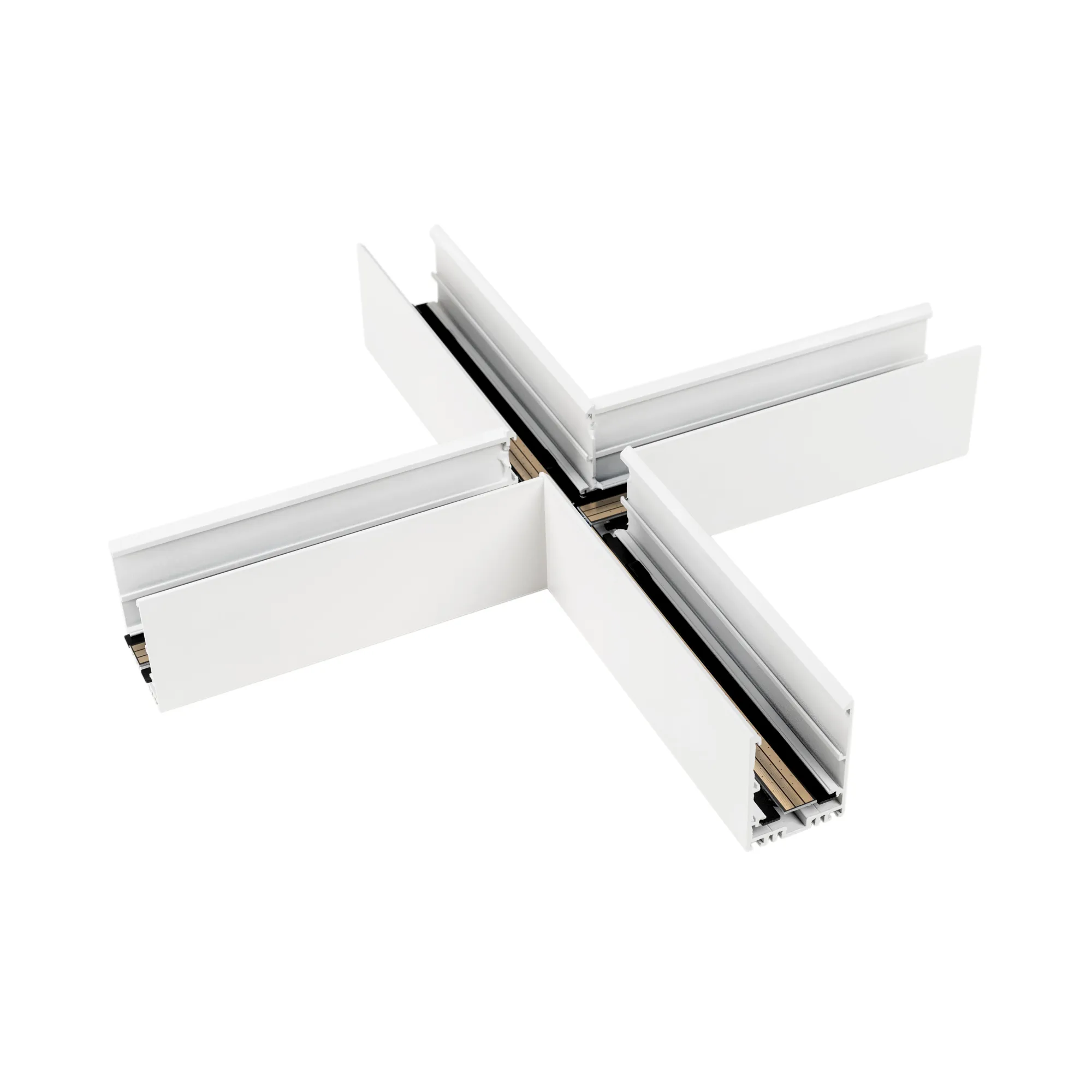 Коннектор крестовой MAG-CON-4563-X90 (WH) (Arlight, IP20 Металл, 3 года) - изображение товара