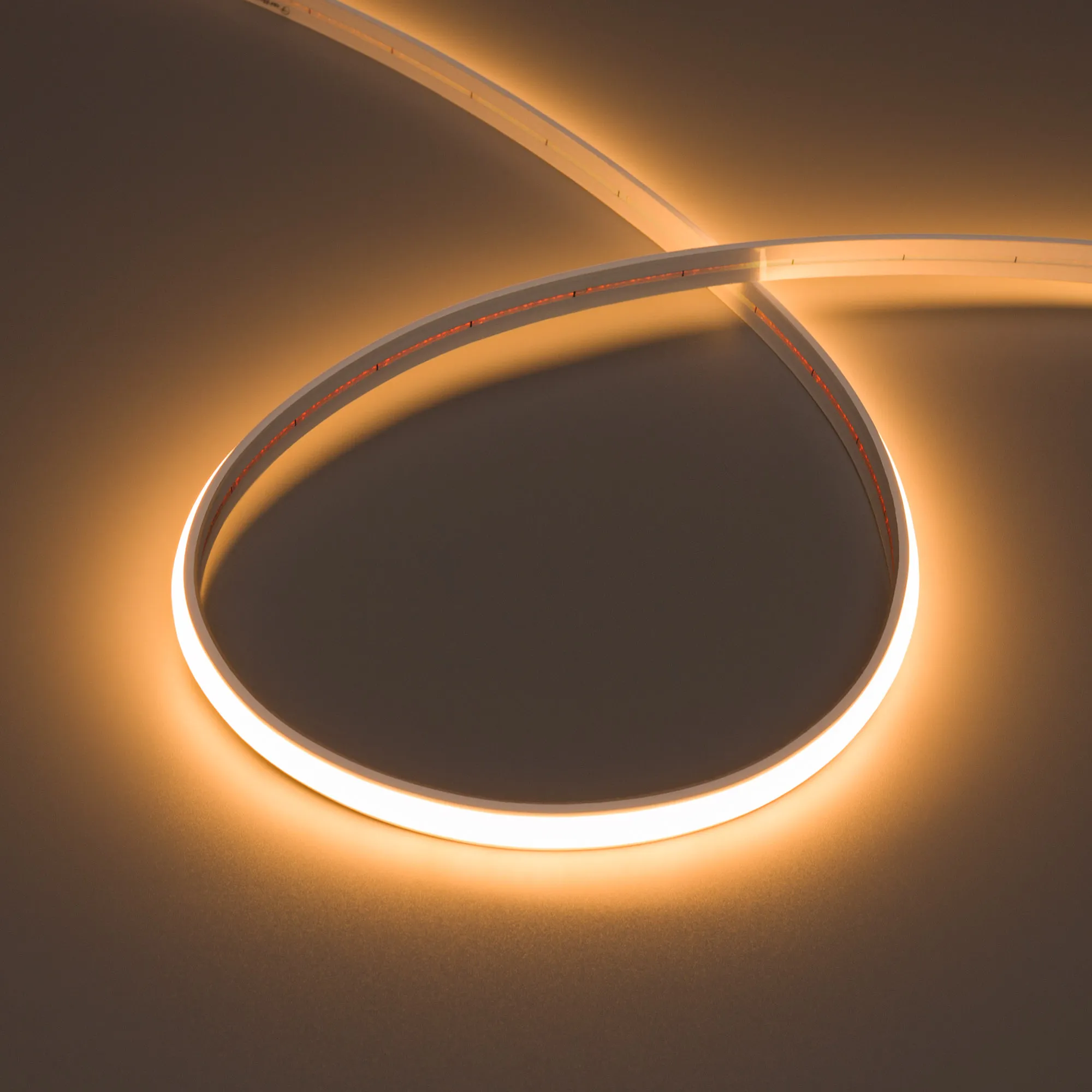 Лента светодиодная герметичная MOONLIGHT-TOP-X544-10x5mm 24V Warm2200 (10 W/m, IP65, 5m, wire x1)  (Arlight, Вывод прямой, 3 года)