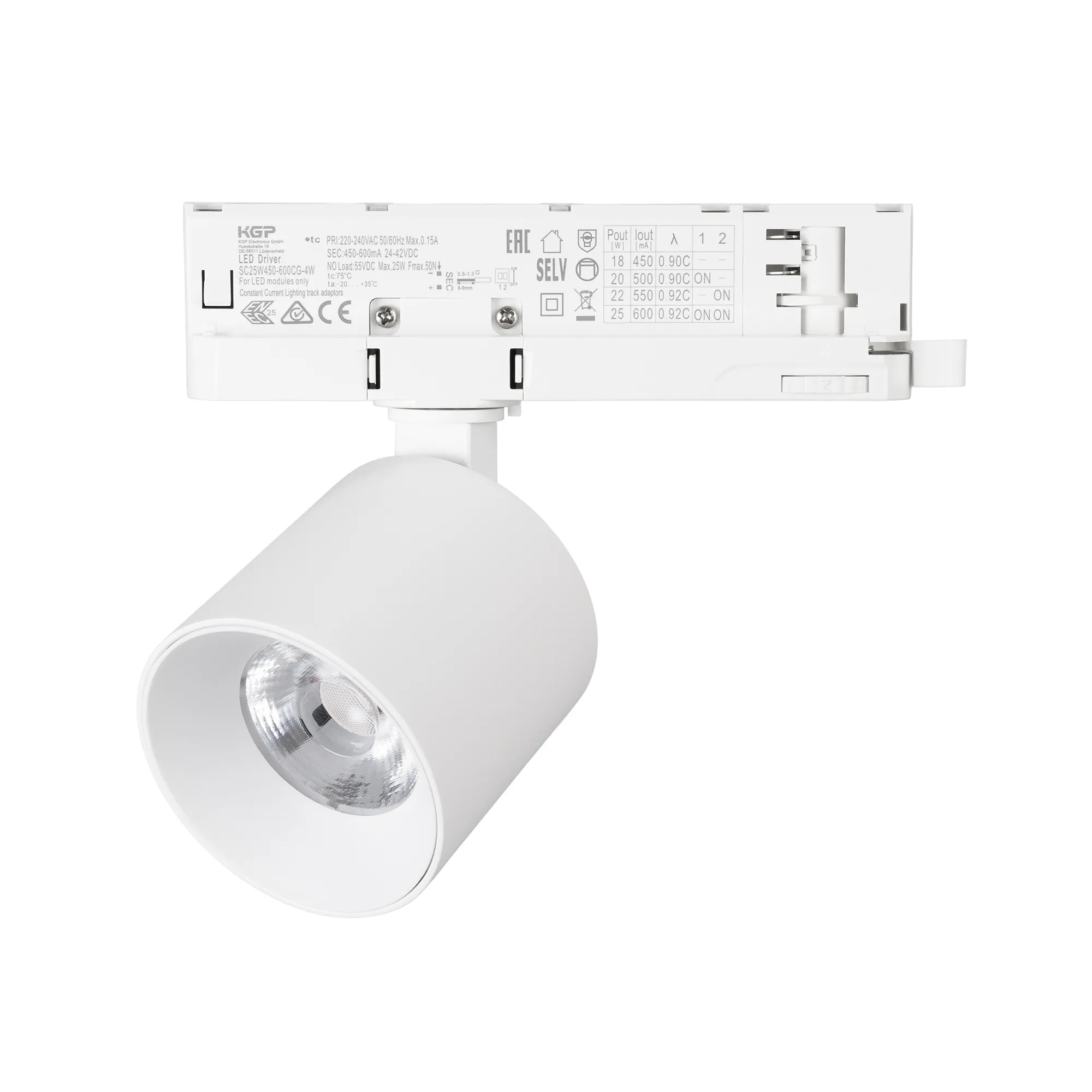 Светильник LGD-DYKE-4TR-R75-16W Day4000 (WH, 20 deg, 230V, DALI) (Arlight, IP20 Металл, 5 лет)