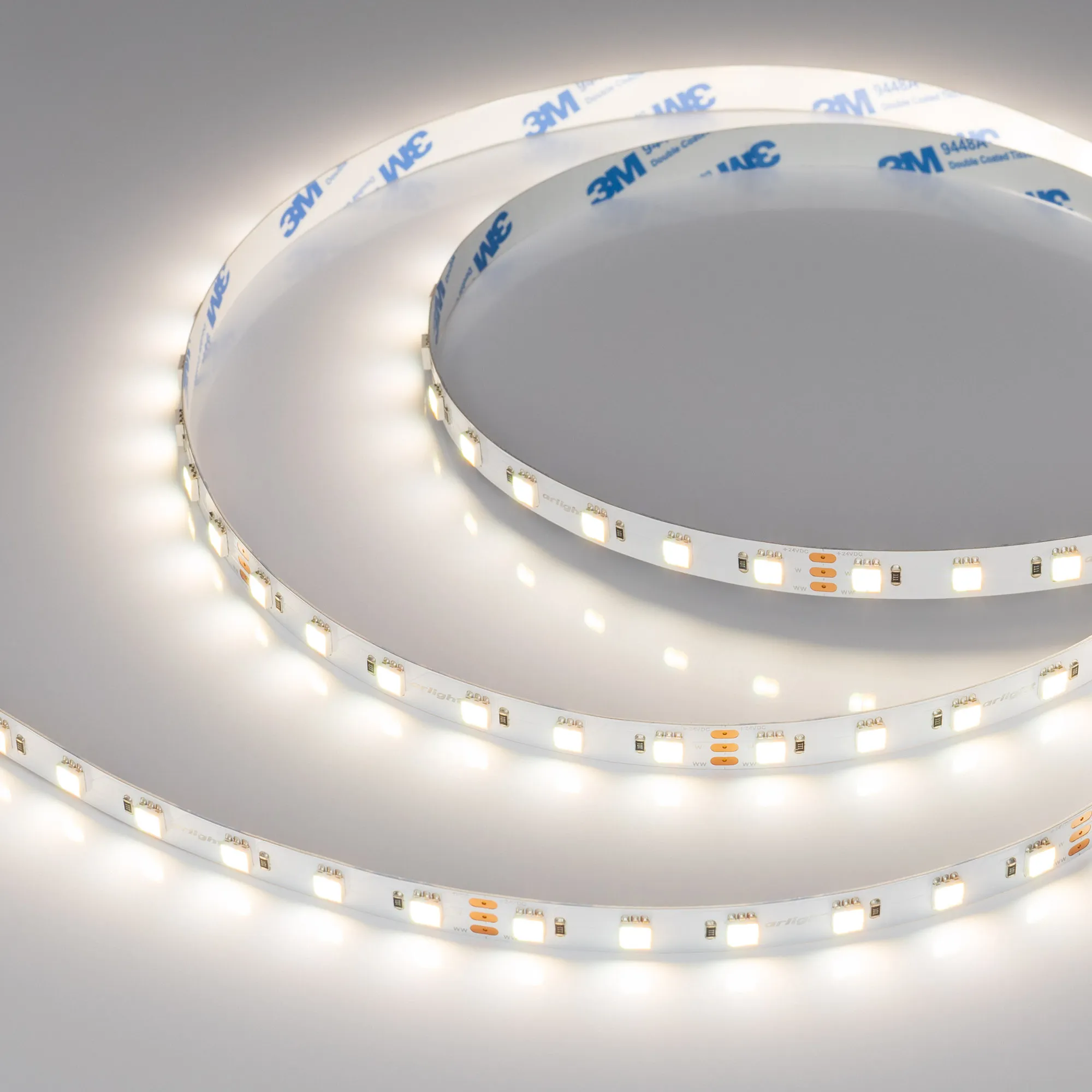 Лента светодиодная RT-B60-10mm 24V White-MIX 2Ch (14.4 W/m, IP20, 5060, 5m) (Arlight, Изменяемая ЦТ)