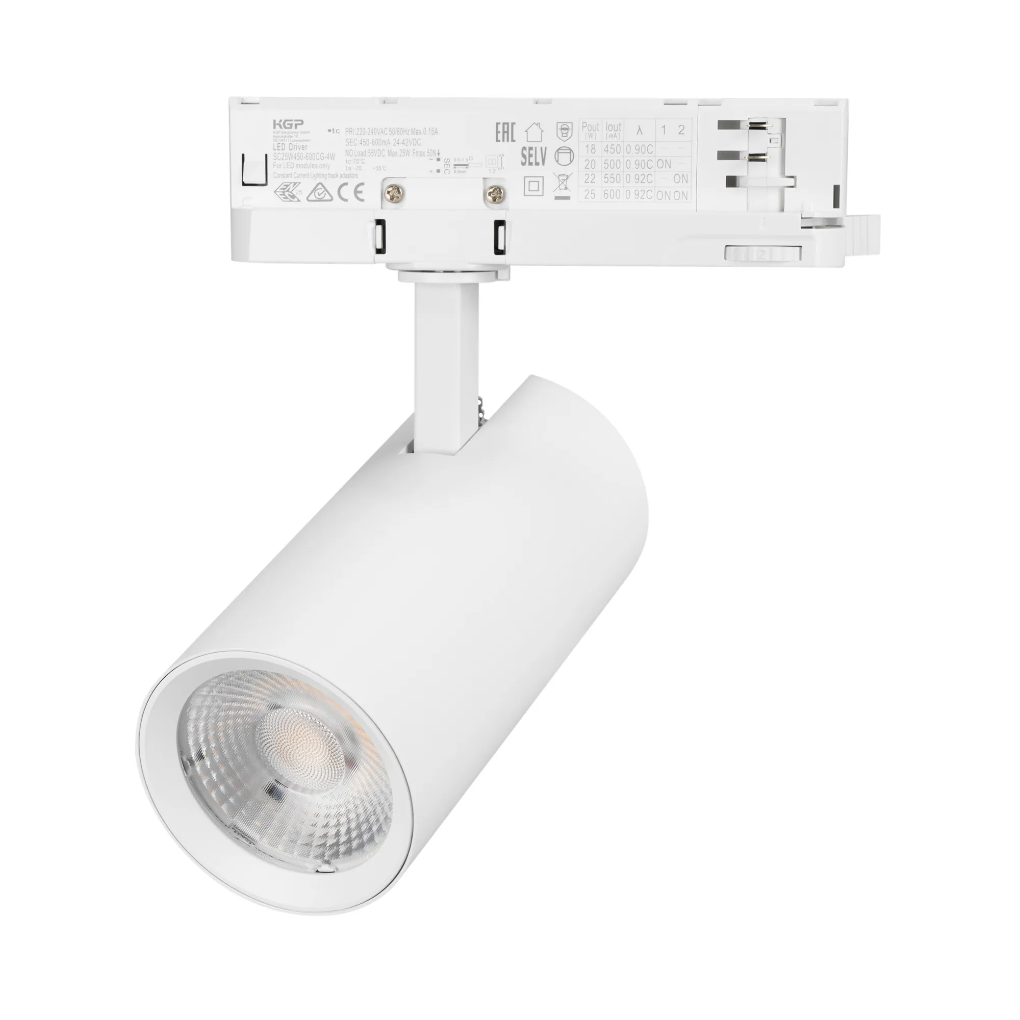 Светильник LGD-GERA-4TR-R74-20W Day4000 (WH, 55 deg, 230V) (Arlight, IP20 Металл, 5 лет) - изображение товара