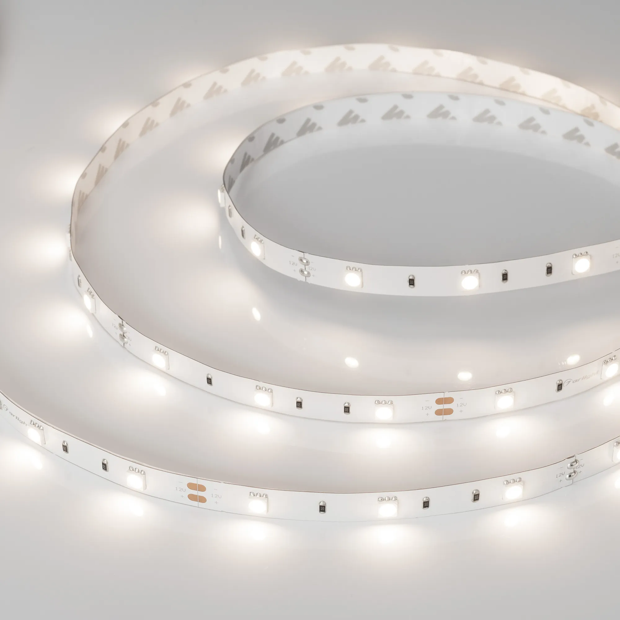 Лента светодиодная RT-B30-10mm 12V Day4000 (7.2 W/m, IP20, 5060, 5m) (Arlight, 7.2 Вт/м, IP20) - изображение товара