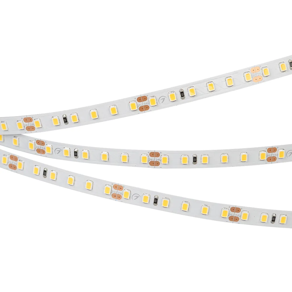 Лента светодиодная RT 2-5000 24V Cool 8K 2x (2835, 600 LED, PRO) (Arlight, 14.4 Вт/м, IP20)