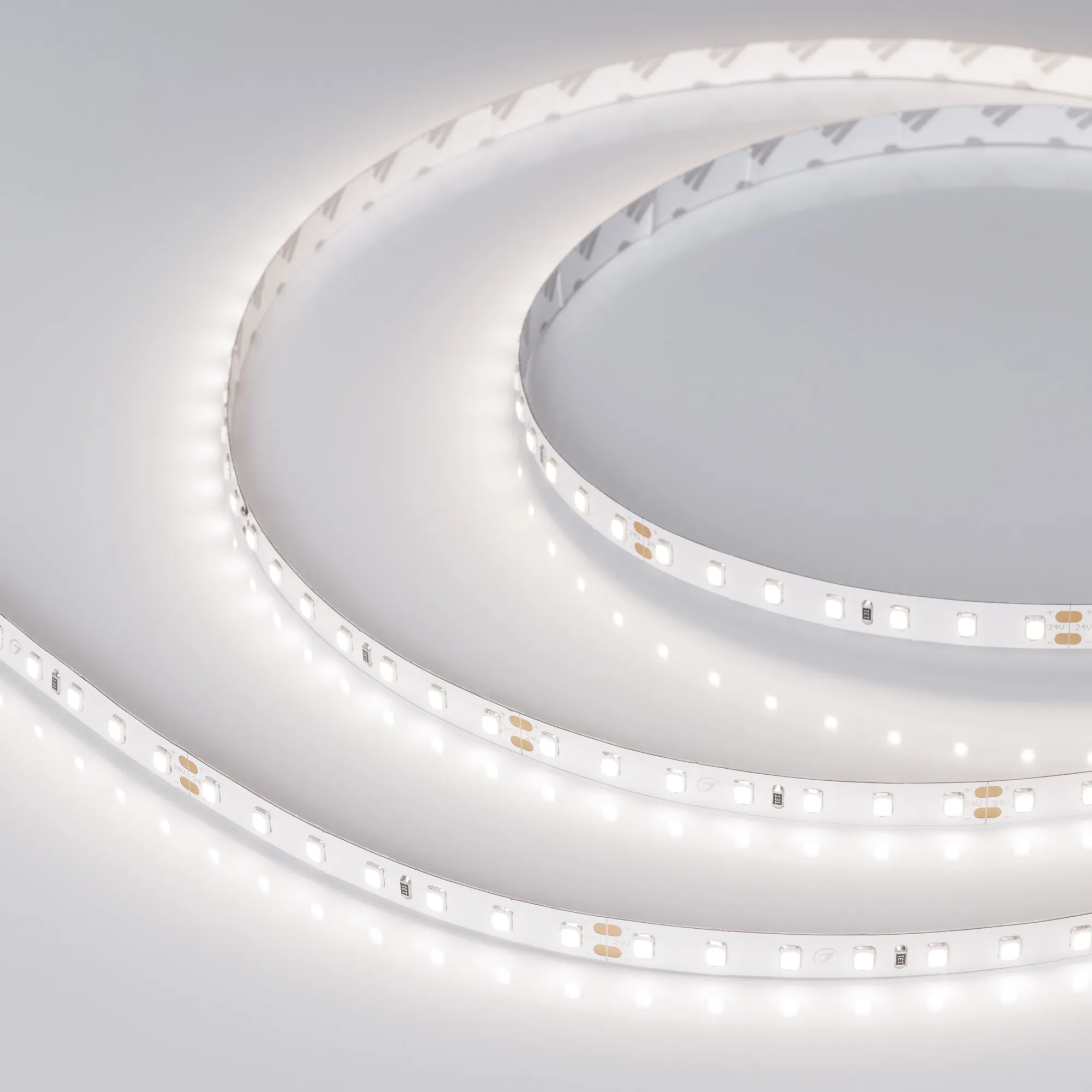 Лента светодиодная RT-A98-8mm 24V Day4000 (10 W/m, IP20, 2835, 5m) (Arlight, Открытый)
