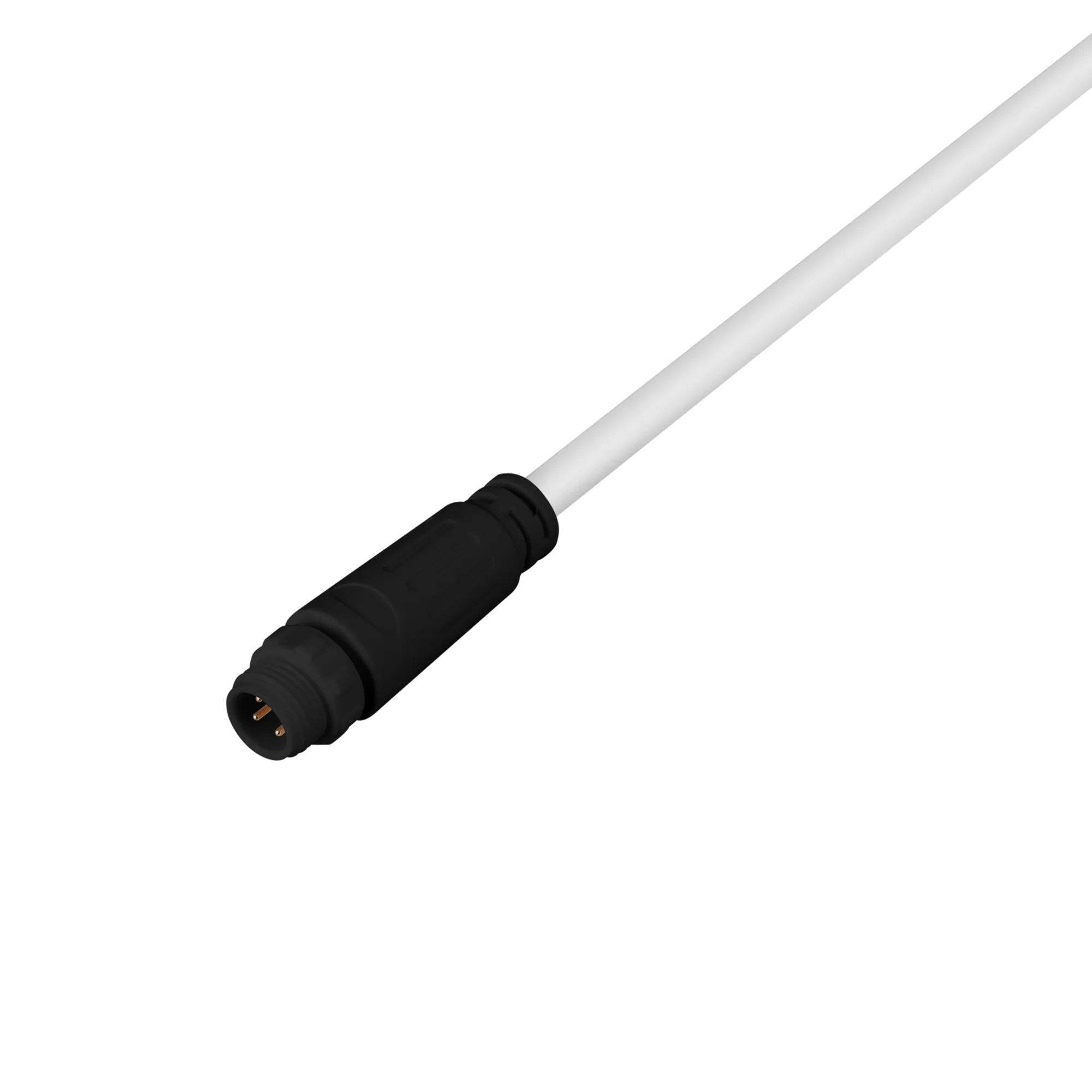 Коннектор питания MOONLIGHT-SPI/DMX-CON-POWER-MALE-BLK (Arlight, IP67 Пластик, 3 года) - изображение товара