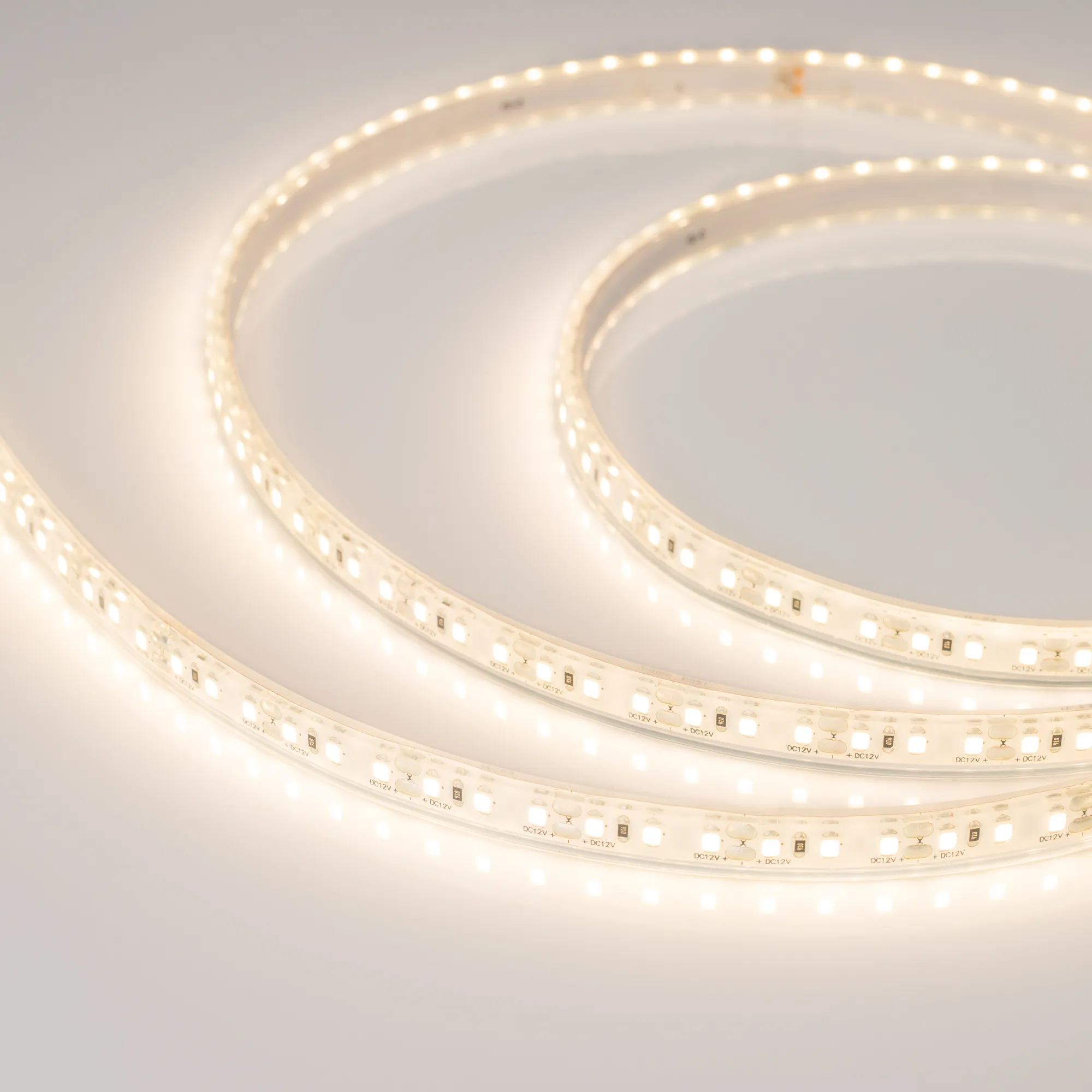 Лента светодиодная герметичная RTW-PU-A120-10.5mm 12V Warm3000 (16.8 W/m, IP68, Wire 2m, 5m) (Arlight, -)