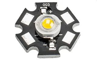 Мощный светодиод ARPL-Star-1W White (22W1) (Arlight, STAR type)