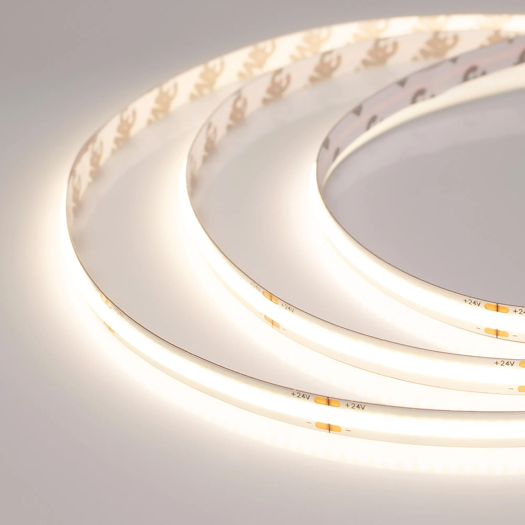 Лента светодиодная COB-X378-8mm 24V Warm3500 (11 W/m, IP20, 5m) (Arlight, -)