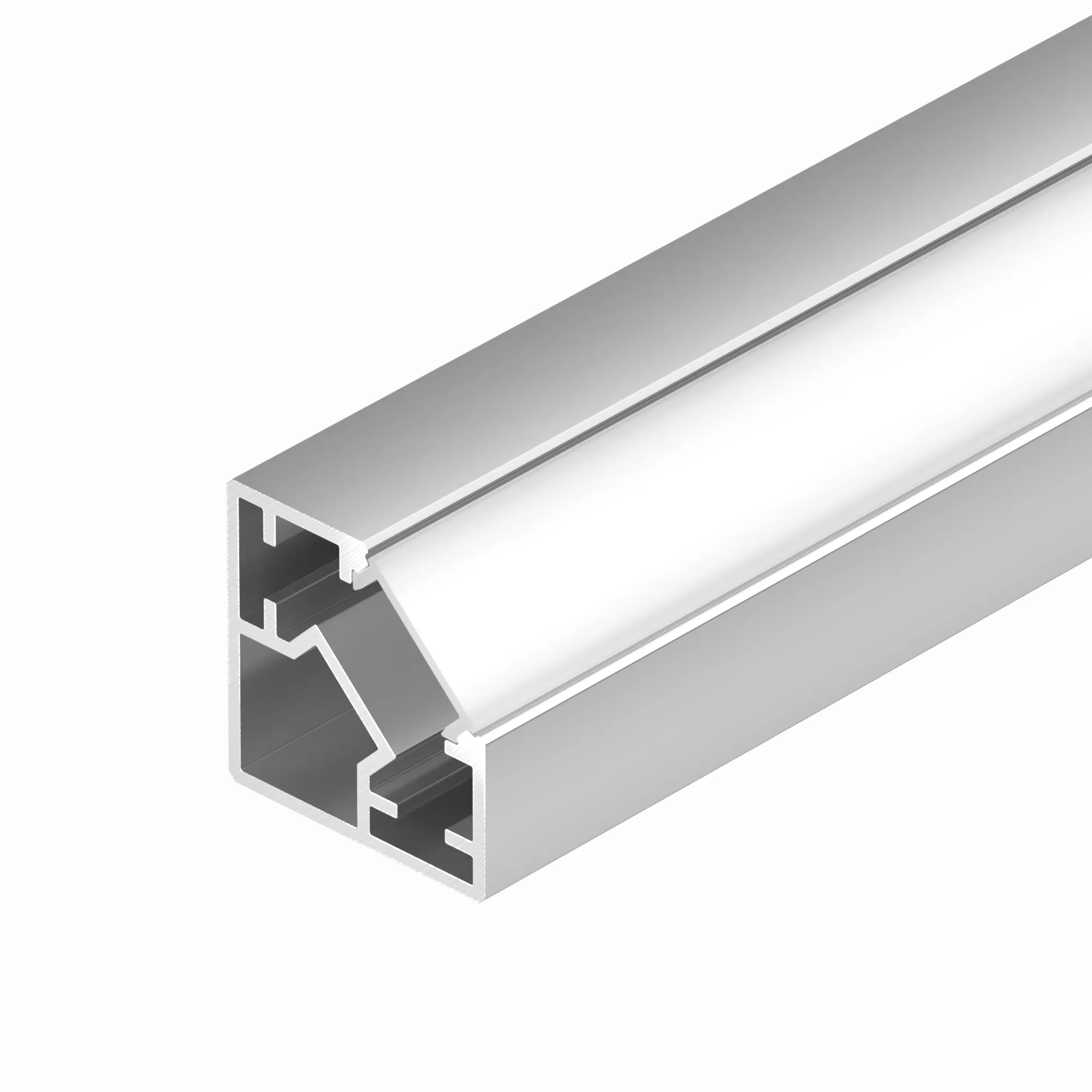 Профиль SL-KUB-DISPLAY-2525-2000 ANOD (Arlight, Алюминий) - изображение товара