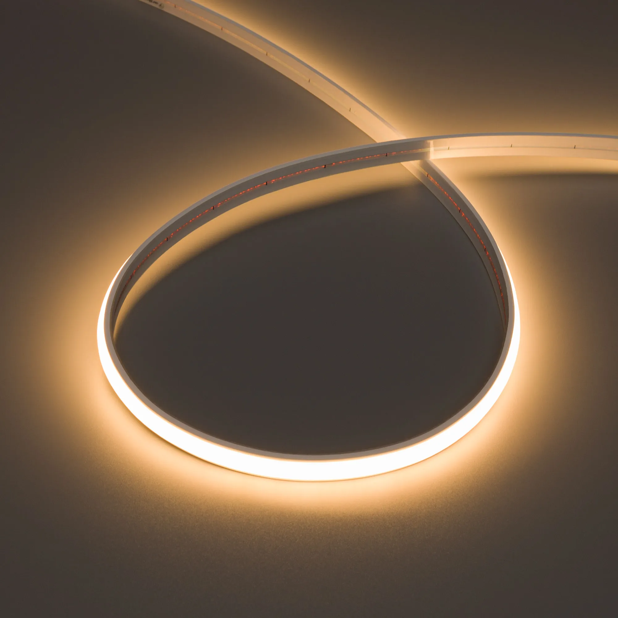Лента светодиодная герметичная MOONLIGHT-TOP-X544-10x5mm 24V Warm2700 (10 W/m, IP65, 5m, wire x1)  (Arlight, Вывод прямой, 3 года)