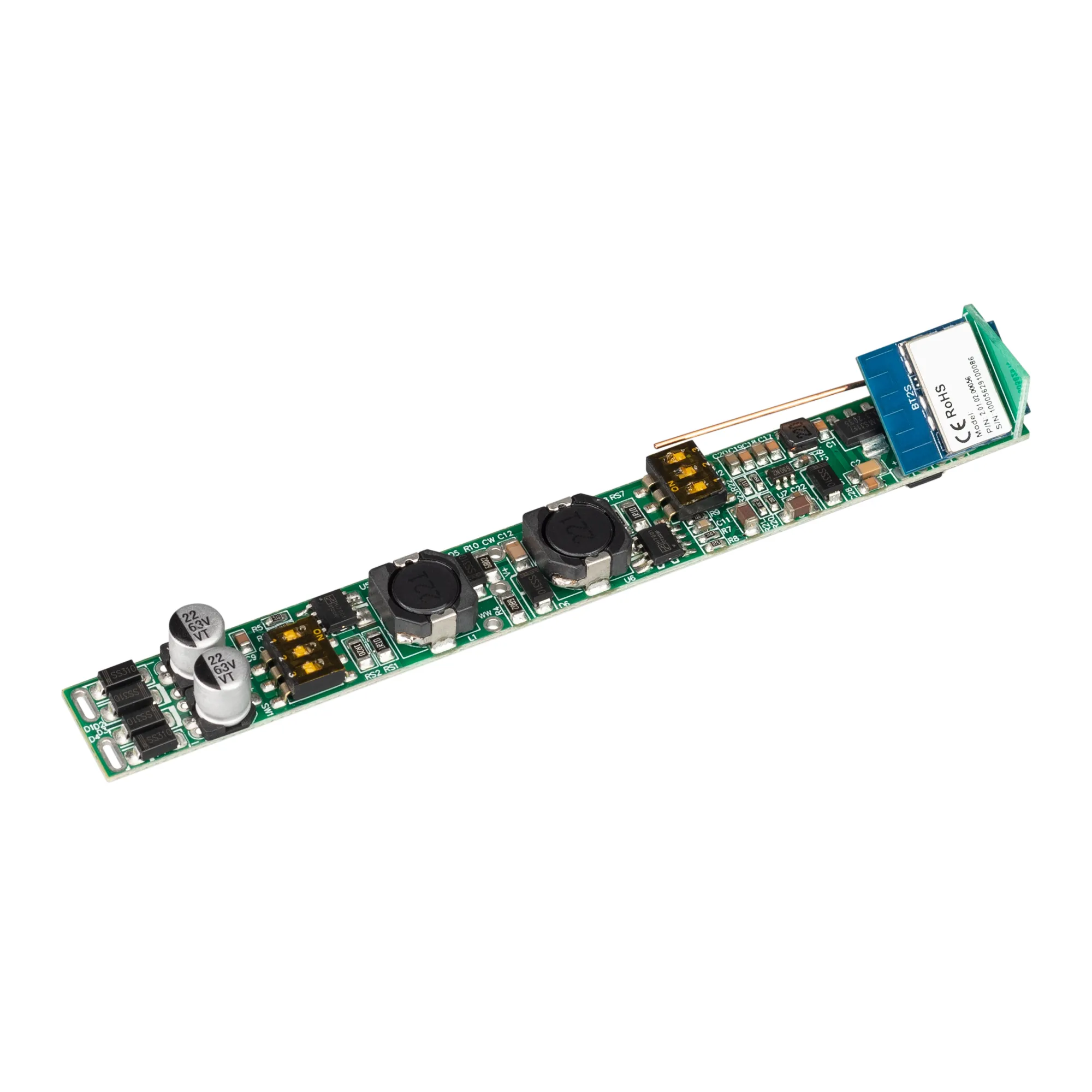 INTELLIGENT ARLIGHT Диммер SMART-CC-202-72-MIX-IN (48V, 2x350-700mA, Track, TUYA BLE, 2.4G) (IARL, IP20 Пластик, 5 лет) - изображение товара